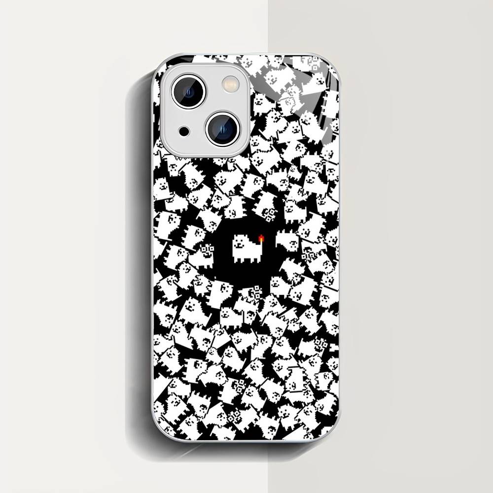 U-Undertale Game Tempered Glass For Iphone 14 13 12 11 Pro Mini XS MAX 14Plus X XS XR Cover