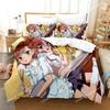New Misaka Mikoto Bedding Set Single Twin Full Queen King Size Bed Set Adult Kid Bedroom Duvet cover Sets 3D Anime Bed Sheet Set