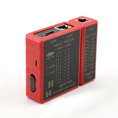 Tester de cablu de rețea HD compatibil HDMI RJ45 Network Lan 8P8C POE Tester de linie telefonică RJ11 Anti-arsură Protecție POE