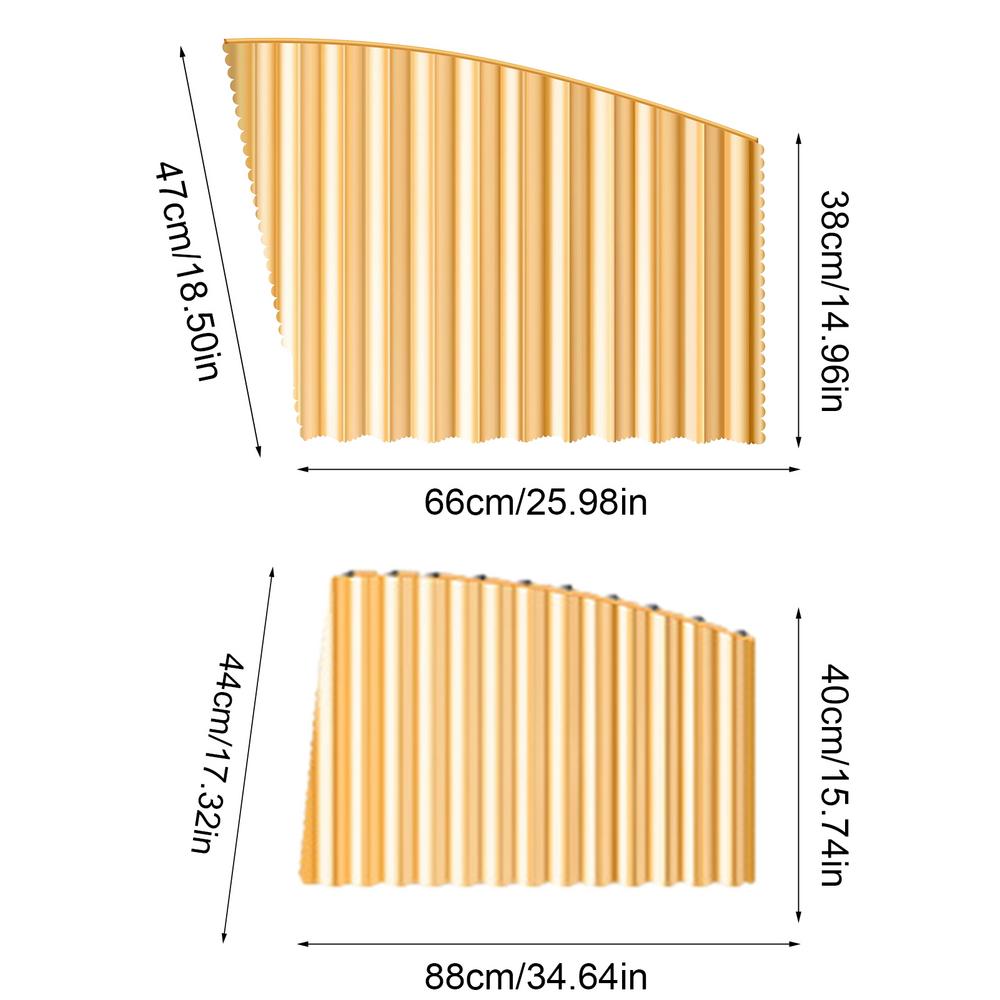 4pcs Magnetic Car Sunshade Cover Summer UV Protection Side Rear Window Curtain Black Mesh Sun Shade Cover Auto Car Accessories