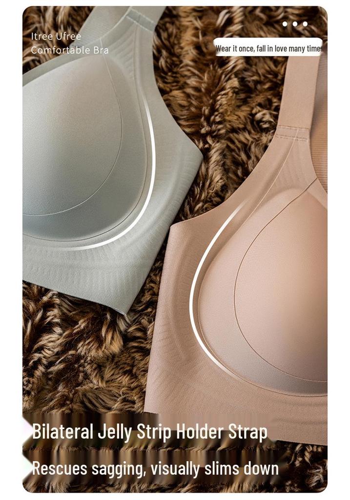 Seamless Plus Size Women's Anti-Sagging Lift Bra - Slimming Maternity Fit