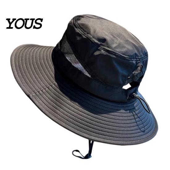 Quick Dry Golf Cap Sun Hats for Men, UV Protection Fishing Hat, Wide Brim Bucket Portable Hiking Hat Breathable Quick-Dry Foldable Summer Outdoor