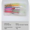 12pcs Soft Fishing Lures Mixed Color Artificial Bait Sports Silicone Bait Shad  Fishing