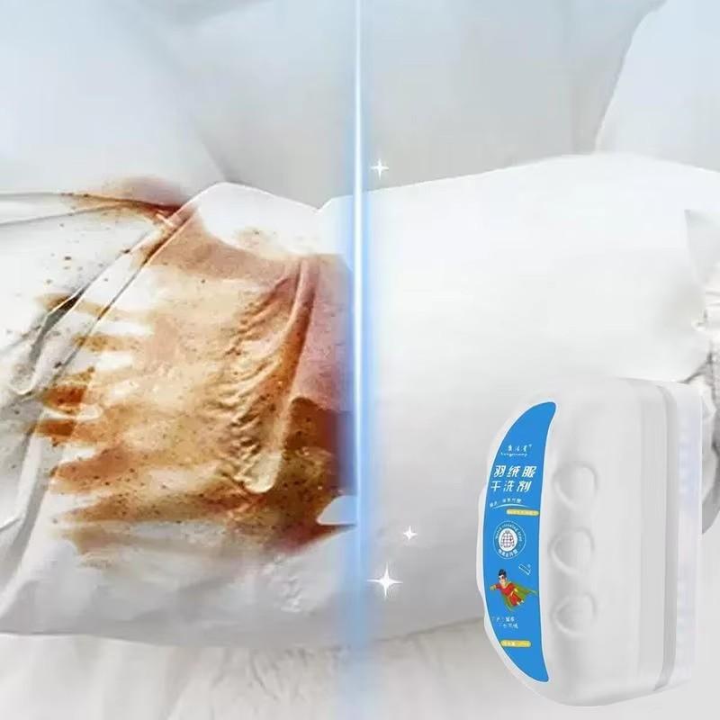 Down Jacket Dry Cleaning Brush No Water Washing Detergent Cotton Clothes Stain Remover Home Use