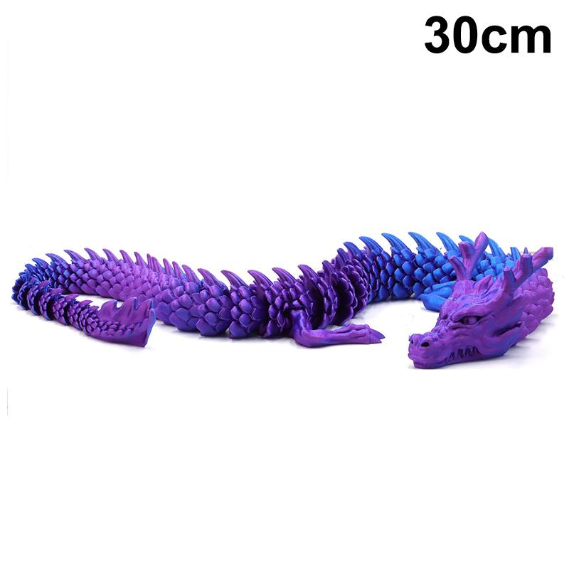 3D Printed Conjoined Dragon Ornaments, Movable Cartoon, Creative Dragon Plants, Rockery, Fish Tank Landscaping