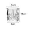 340ml Whiskey Glass Old Fashioned Rocks Glasses Tumblers Glassware for Cocktail Scotch Bourbon Gin Voldka Brandy Drinkware Cups