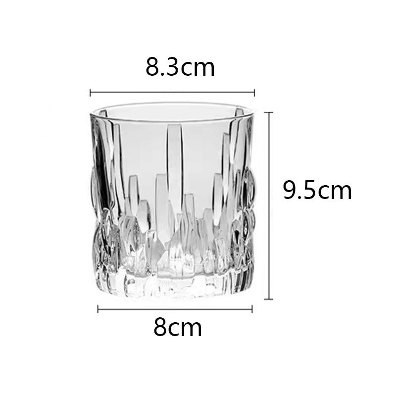 340ml Whiskey Glass Old Fashioned Rocks Glasses Tumblers Glassware for Cocktail Scotch Bourbon Gin Voldka Brandy Drinkware Cups