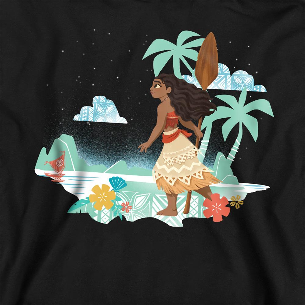 Moana Childrens/Kids Flat Island Hoodie