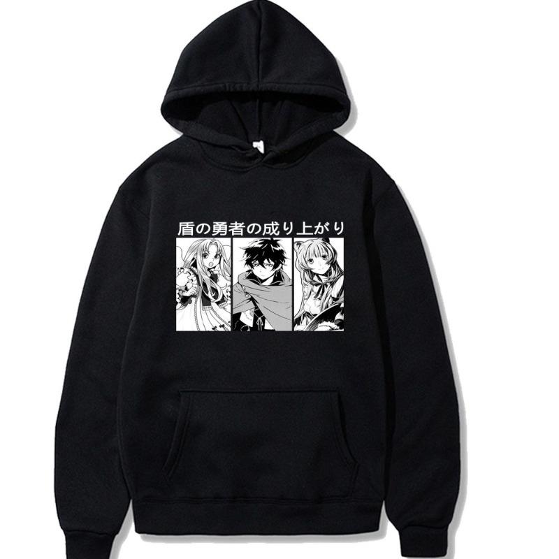 The Rising of The Shield Hero Hoodies Men Fashion Long Sleeve Sweatshirts Women Harajuku Streetwear Pullovers Sudaderas