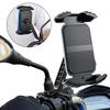 Universal 360 Degree Adjustable Cell Phone Holder Motorcycle Rearview Mirror Stand GPS Support for iPhone 16 17 Pro Max Samsung