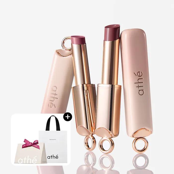 [NEW Color Added] ATE Authentic Lip Gloy Balm (Gift Box & Shopping Bag Included) 01 Baby