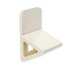 Traceless Wall-Mounted Anti-Slip Foot Washing Stool with Triangular Design and Storage