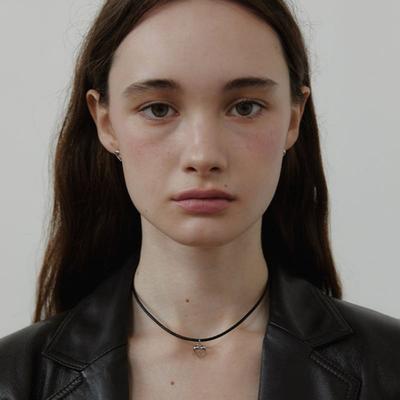 LOVE ME MONSTER Mini Mont Leather Choker (L243MNK050)