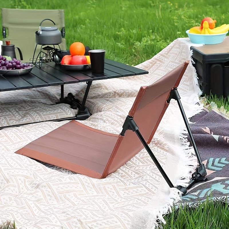 1pc ultra-light portable outdoor folding chair, lightweight beach chair, oxford cloth and aluminum tube material