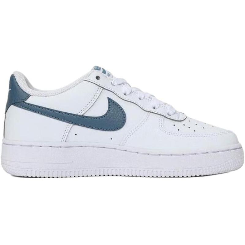 Nike Air Force 1 Anti Slip Wear Resistant Low Top Kids' Skateboarding Shoes White Sneakers FV5948-121