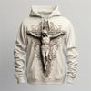Sweat à capuche graphique pour homme Croix Foi Hoodies Sweatshirt Mode Quotidien Basique Décontracté
