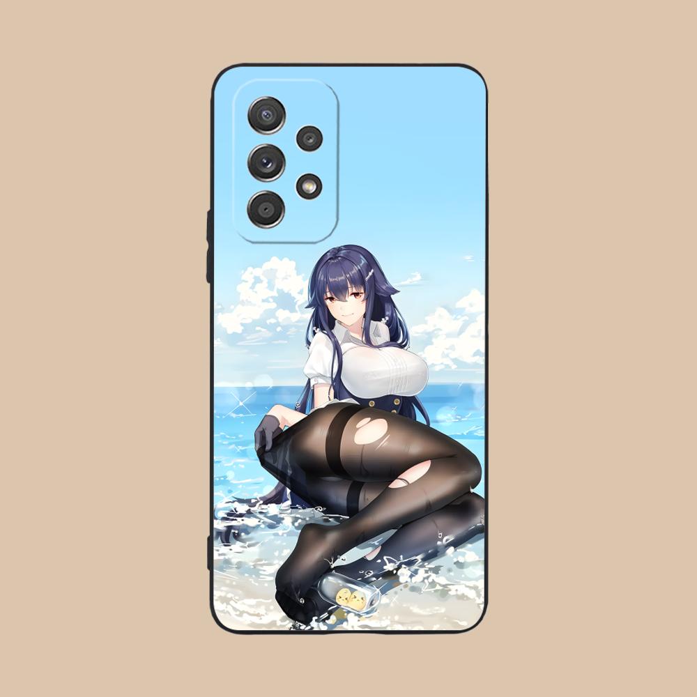 Azur Lane Azuma Mobile Phone Case for Samsung Galaxy A73 72 71 70 56 55 54 53 52 36 35 34 23 16 15 5G Colour Protective Cover