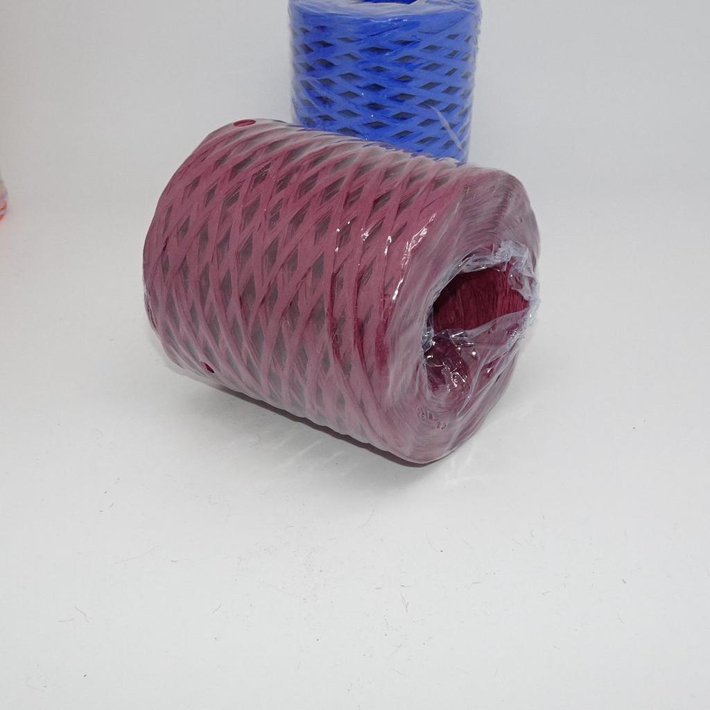 200 Meters Kindergarten Hand-Woven Rope, Colored Lafite Paper Rope, Baking Packaging Tape Diy Hand-Woven