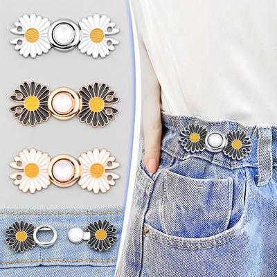 1 Adet Kadınlar İçin Bel Sıkılaştırıcı Düğme Etek Pantolon Ayarlanabilir Bel Klipsi Metal Pim