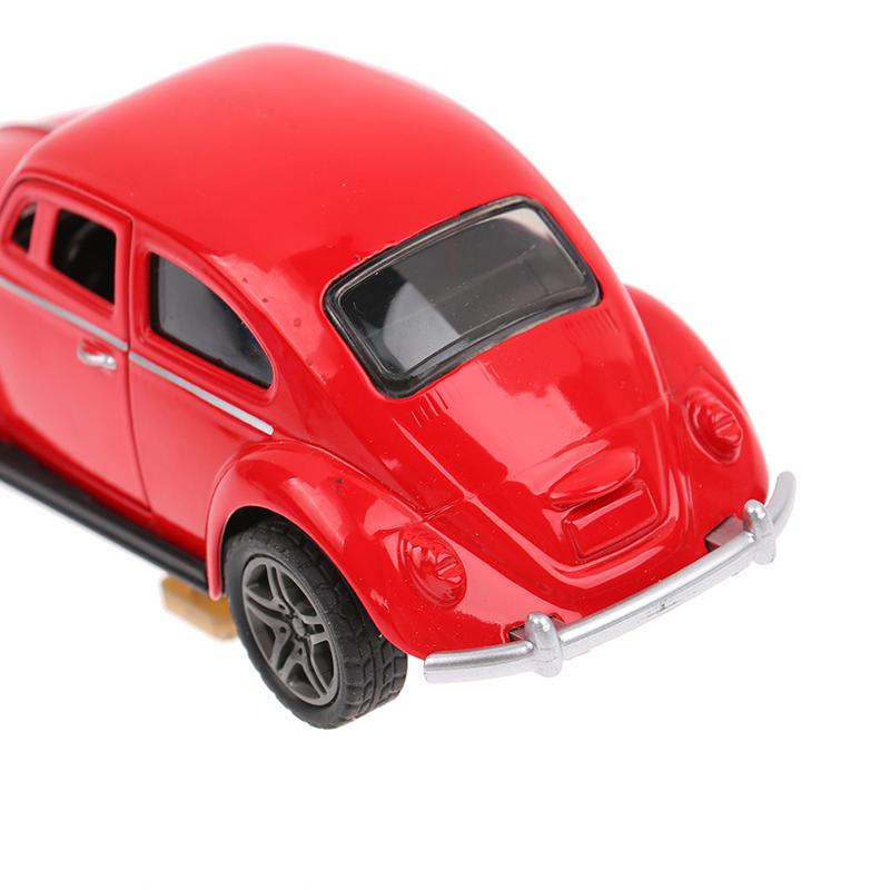 1:32 Retro Vintage Beetle Diecast Pull Back Car Model Toy For Children Gift Decor Cute Figurines Miniatures Decor