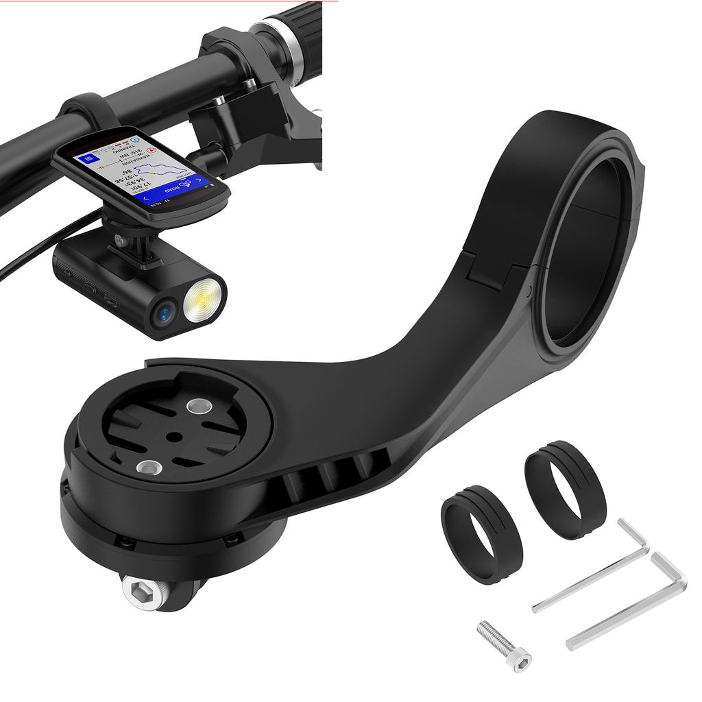 Bike Computer Mount Compatible with Garmin Combo Extend Mount Adapter Camera and Light