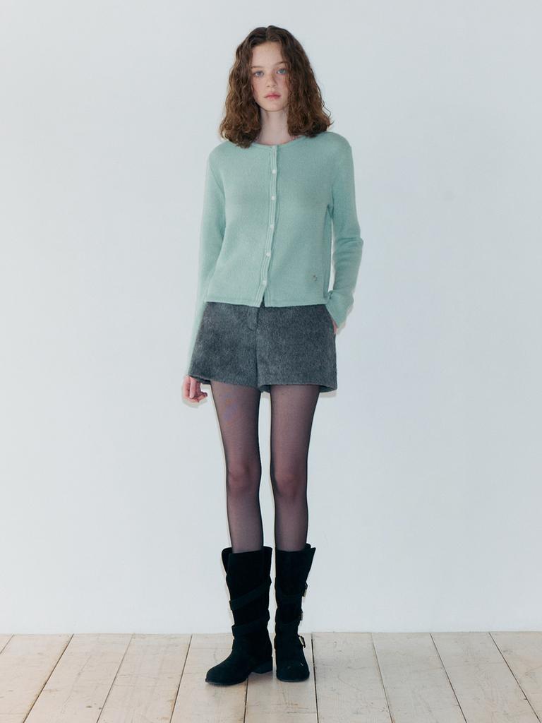 ETMON Wool Basic Short Pants, Charcoal
