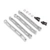 4pcs Set 1/12 Scale Chassis Fixing Rod Black Red Silver RC Car Spare Parts for MN168 MN78 MN82