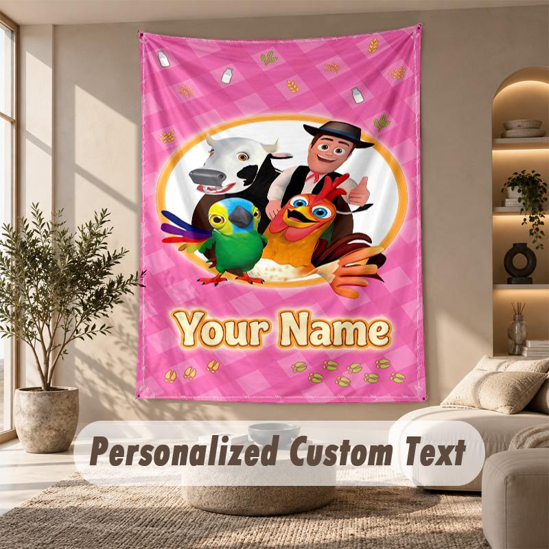 La Granja De Zenón Tapestry, Personalized Custom Text, Wall Hanging Tapestry For Living Room Home Wall Decor