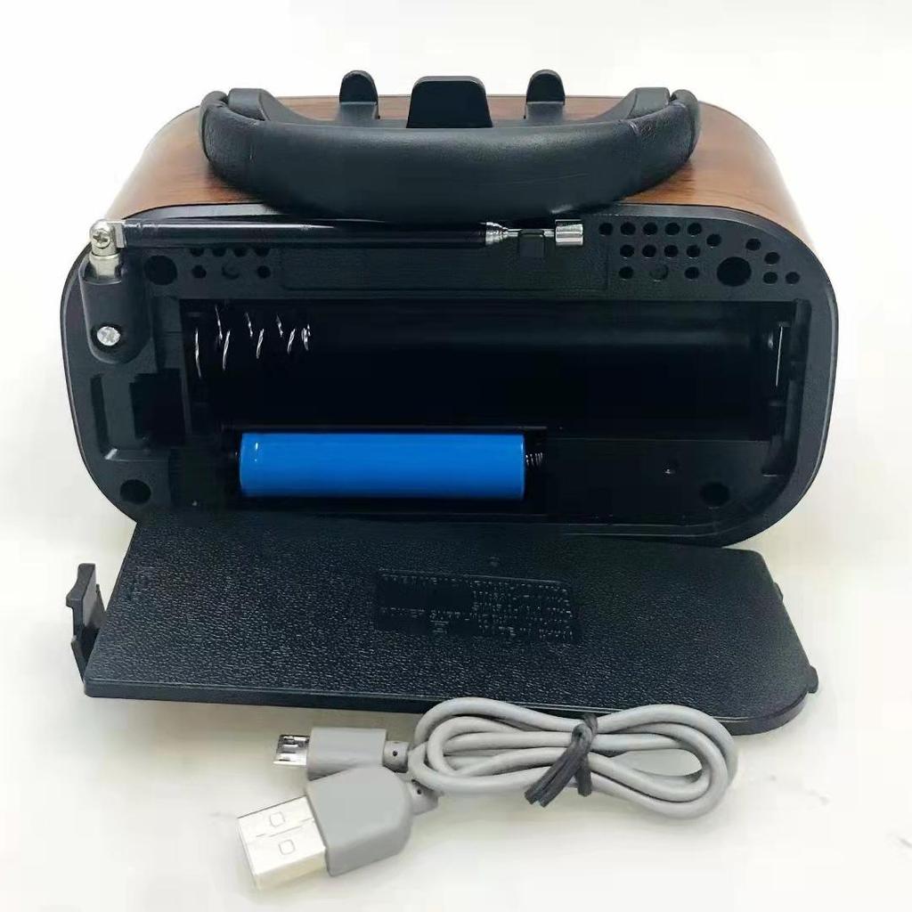 New RX-BT628 Vintage Bluetooth Speaker Multi-Band Radio, Wireless Portable Desktop Sound System with Card Slot - Perfect Gift.