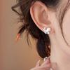 Fresh and Small Butterfly Stud Earrings Women's Design Earrings Earrings