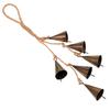 Hanging Witch Bell Wind Chime Decorative Metal Ornament for Door Window Balcony Living Room Protection Atmosphere Decor