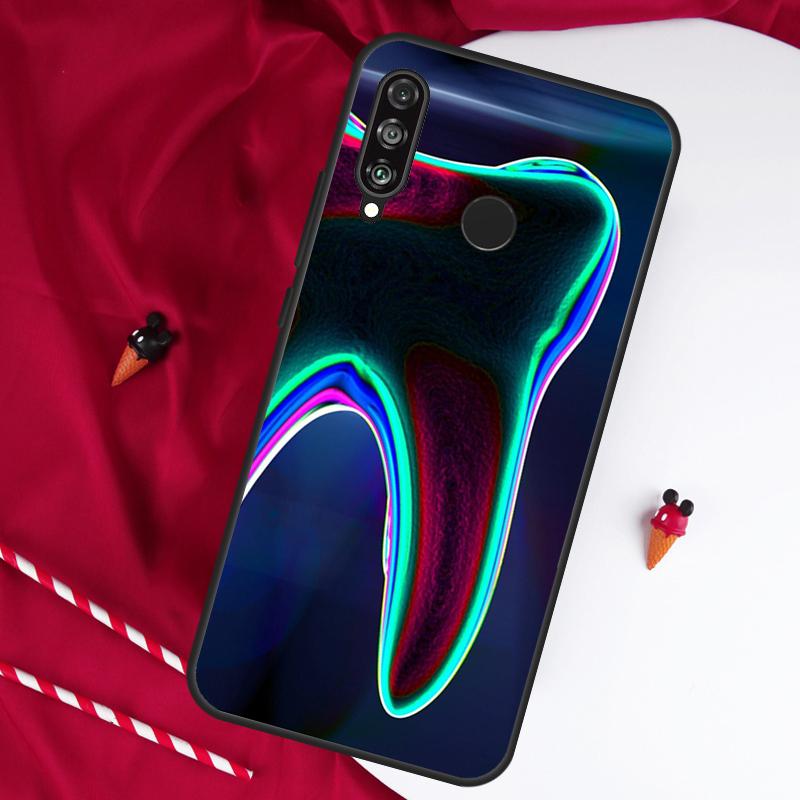 Dentist Tooth Pattern For Huawei Nova Y61 Y91 Y73 Y72 Y90 Y70 Y60 12s 12i 11i 8i 9 10 SE P60 P30 Pro P40 Lite Case