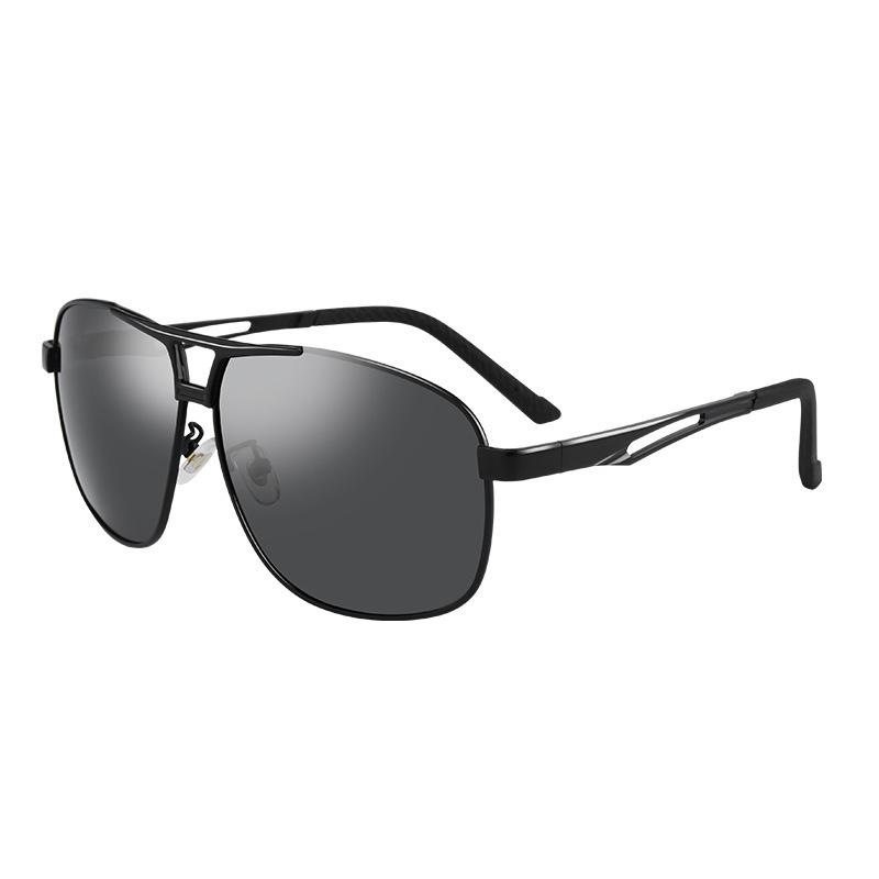 New Men'S Sunglasses Men Photochromic Metal Sun Glasses Driving Fishing Outdoors Day Night Eyewear Uv400