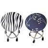New Printed Round Chair Cover Bar Stool Cover Fashion Elastic Seat Cover Elastic Chair Slipcover Cover Home Textile