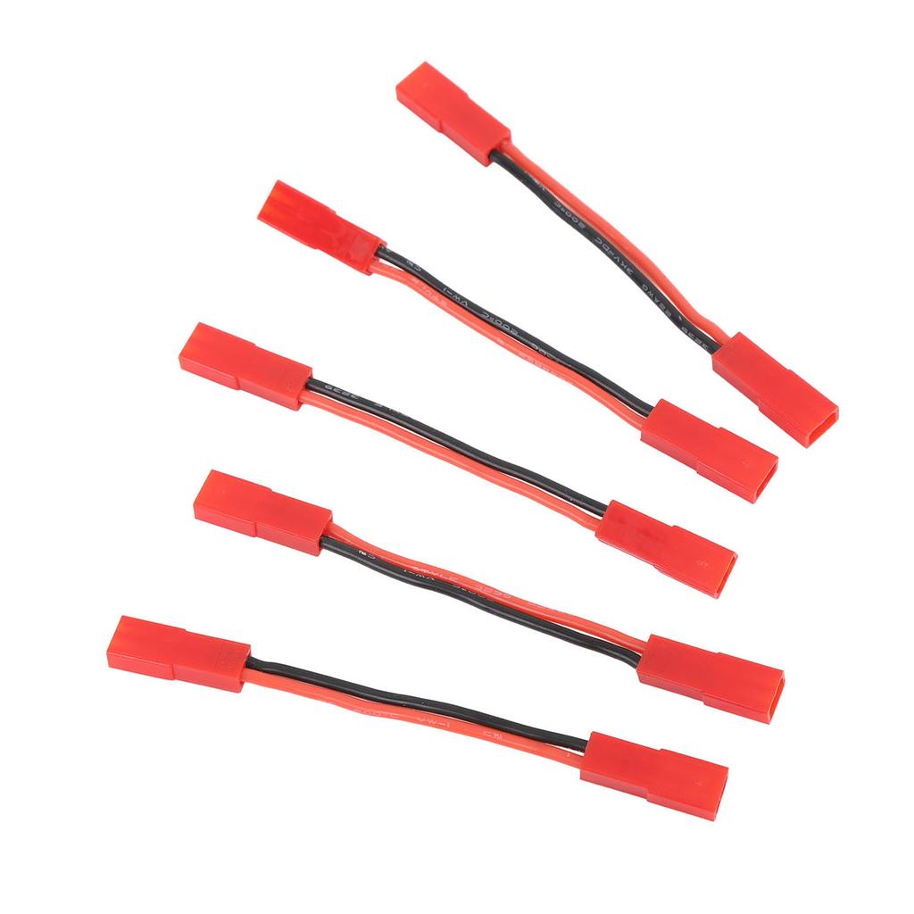 5PCS JST Female to JST Female Connector 22AWG 2 Inch RC Motor ESC Conversion Cable Plug Wire Adapter for RC Car Accessories