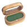 Practical Jewelry Case With 4 Compartments Delicate Black Walnut Jewelry Rings Box Portable Jewelry Container