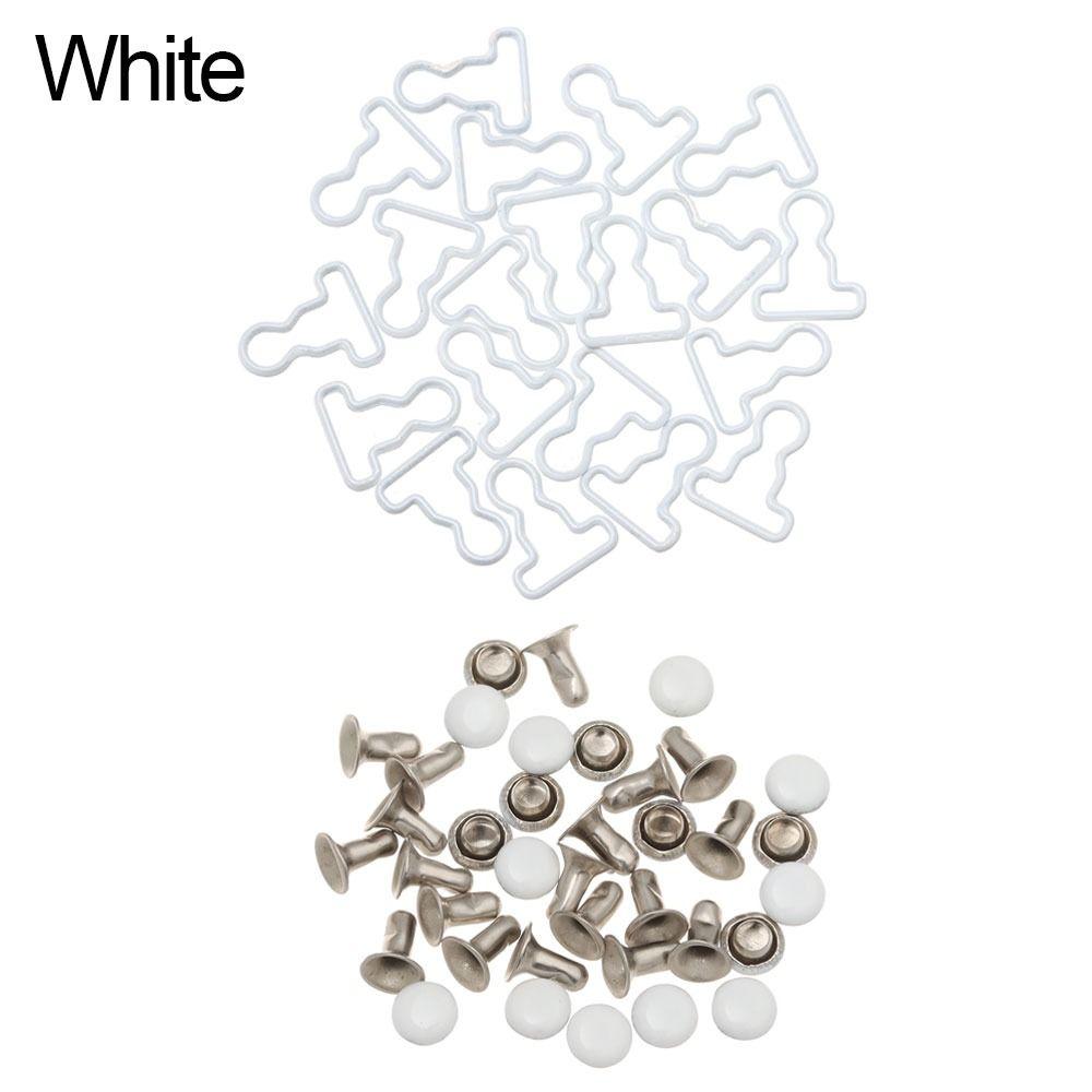 

20sets Mini Doll Belt Buttons Doll Clothes DIY Metal Rompers Buckle Fit For 1/6 Dolls Girls Doll Buckles Trousers белый