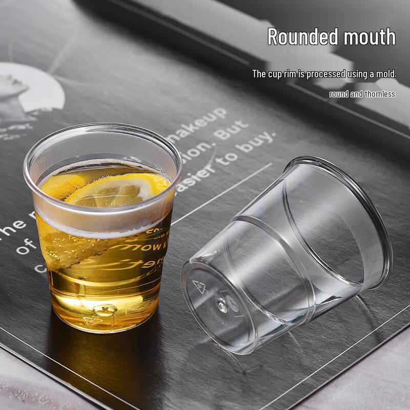 Shihua Disposable Clear Plastic Tasting Cups - 100ml