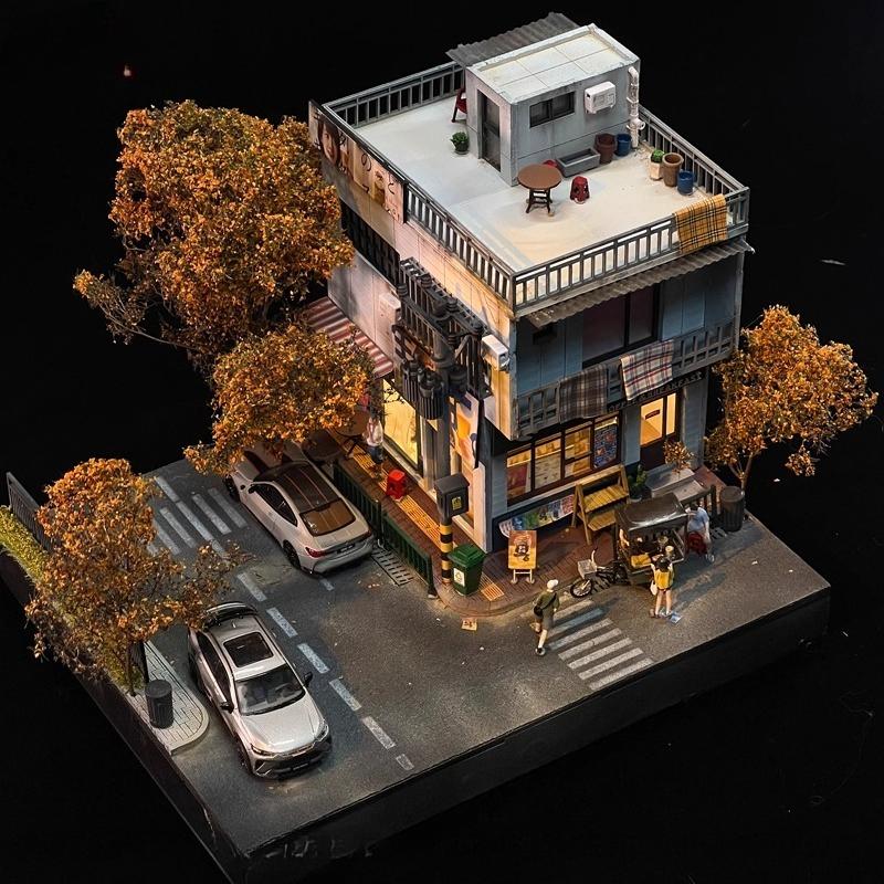 Diorāma 1/64 Pilsētas ainavas simulācijas modelis