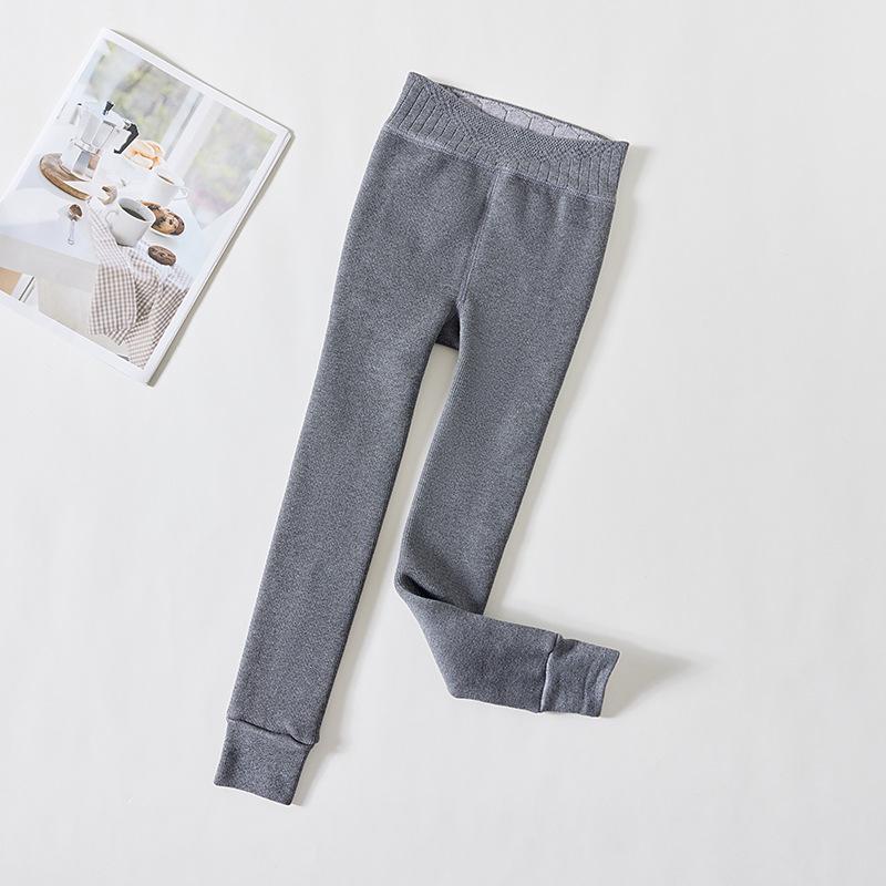 

Девичьи флисовые колготки со штрипками и открытой ластовицей - Хлопок, Плотные, Вертикальная полоска, Теплая осенне-зимняя одежда Open Crotch XS / Height 70-80cm