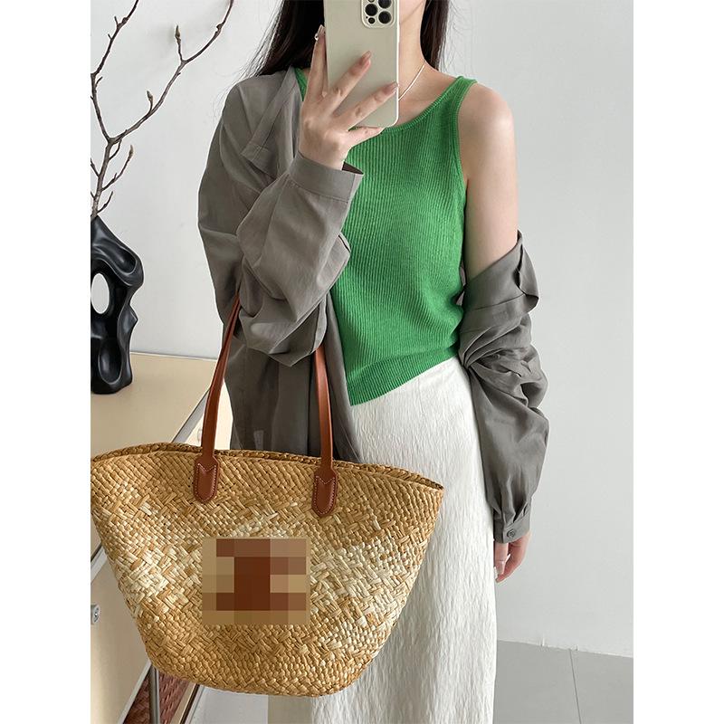 Straw Woven Large Capacity Seaside Tote Bag LD8836