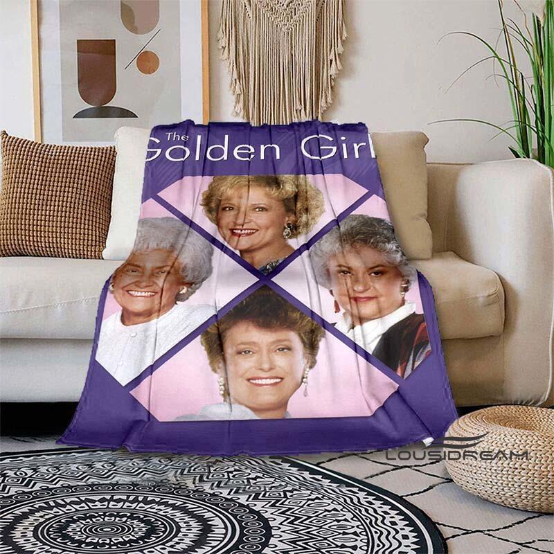 Classic Tv Throw Blanket Golden Girls Friend Ship Flannel Lightweight Plush Fuzzy Cozy Soft Blankets and Throws Custom Blankets2