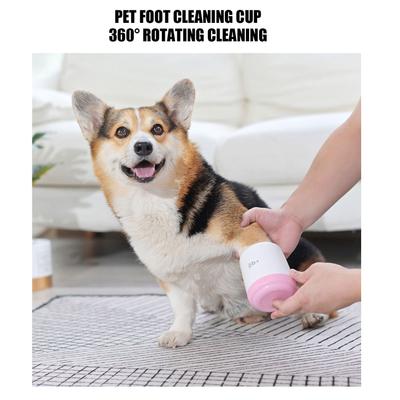 Dog Paw Cleaner Cup Soft Silicone Foot Cleaning Brush Portable Pet Dogs Towel Foot Washer Foot Cleaning Bucket Dog Foot Washer