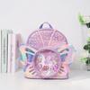 New Fashion Trend Children's Bag Cartoon Unicorn Sequins Laser Transparent Butterfly Wings Backpack Kindergarten Schoolbag