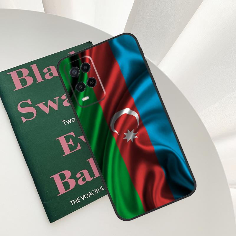 Azerbaijan Flag For OPPO A40 A60 A80 A5 A6 Pro A15 A17 A57 A16 A76 A96 A18 A38 A58 A78 A98 A54 A74 A94 Case