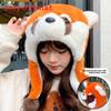 Plush Eared Beanie Hat With Moving Ears For Winter Warmth And Windproof Comfort