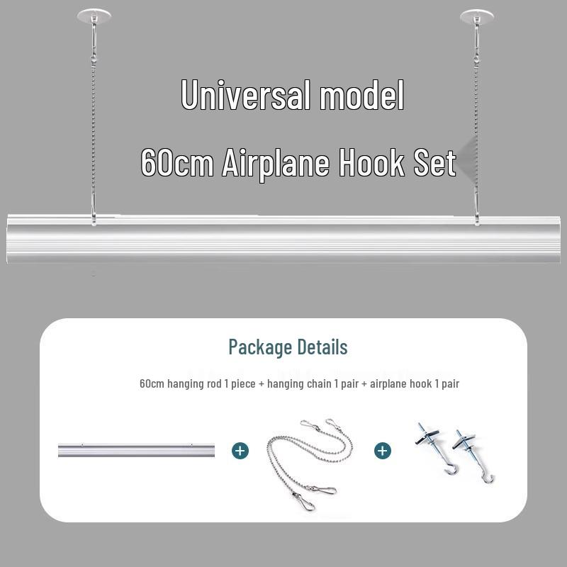 Aluminum Alloy Shopping Mall Hanging Poster & Flag Pole Holder