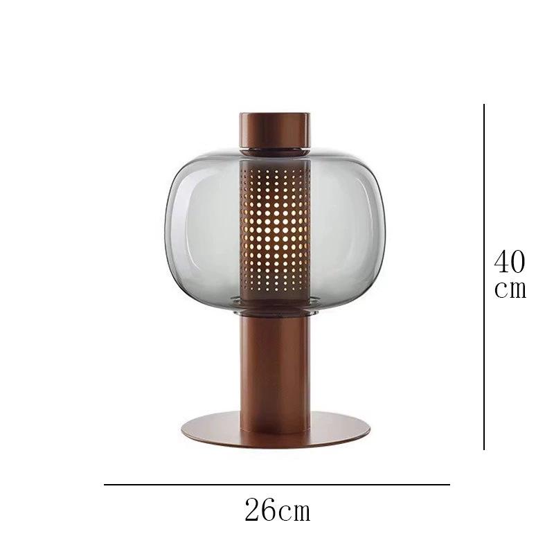 Nordic Modern Glass Table Lamp - Creative, Stylish Lighting for Living Room, Bedroom, Hotel, or Model Room