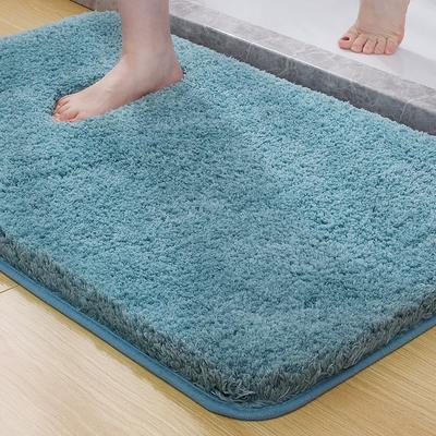 Bathroom Floor Mat, Non-Slip and Water-Absorbent, Special Foot Mat for Showering, Toilet Entrance Mat