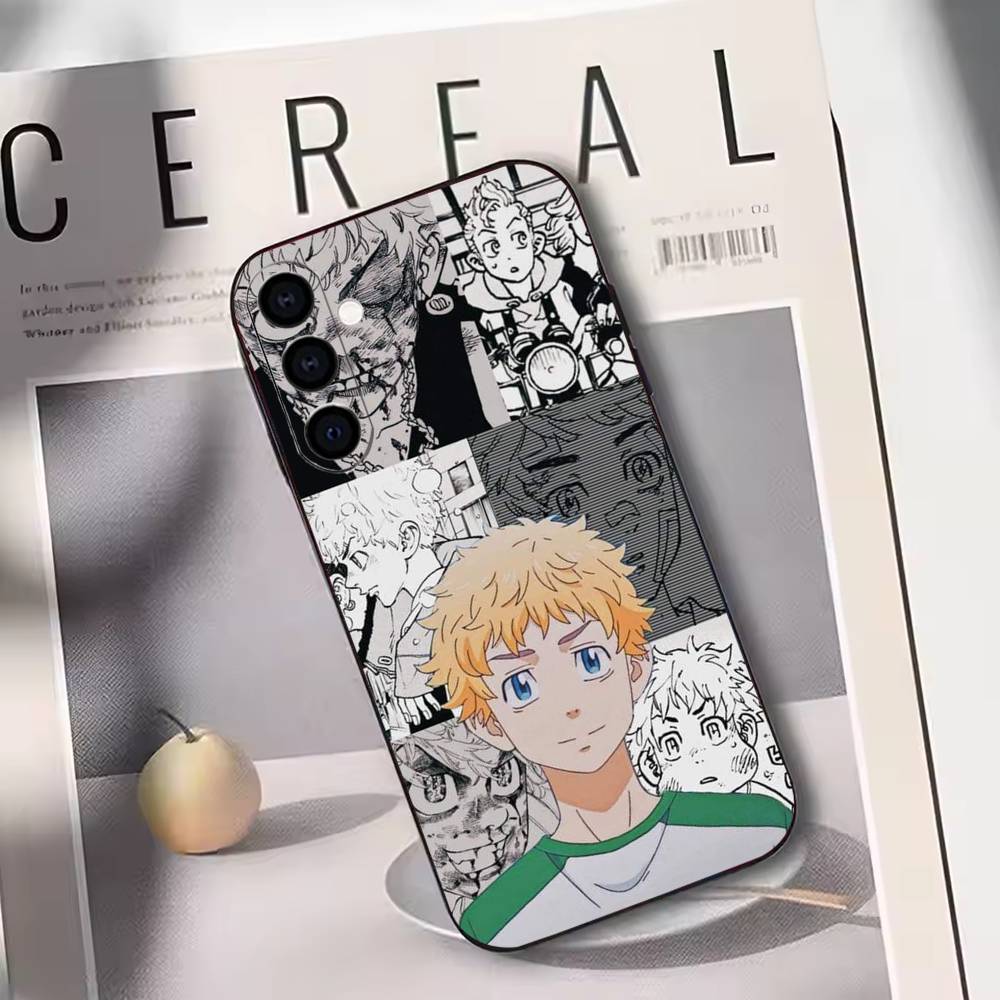 Tokyo Revengers Takemichi Hanagaki Phone Case For Samsung Galaxy A73,A72,A71,A70,A53,A52,A51,Others Soft Black Cover